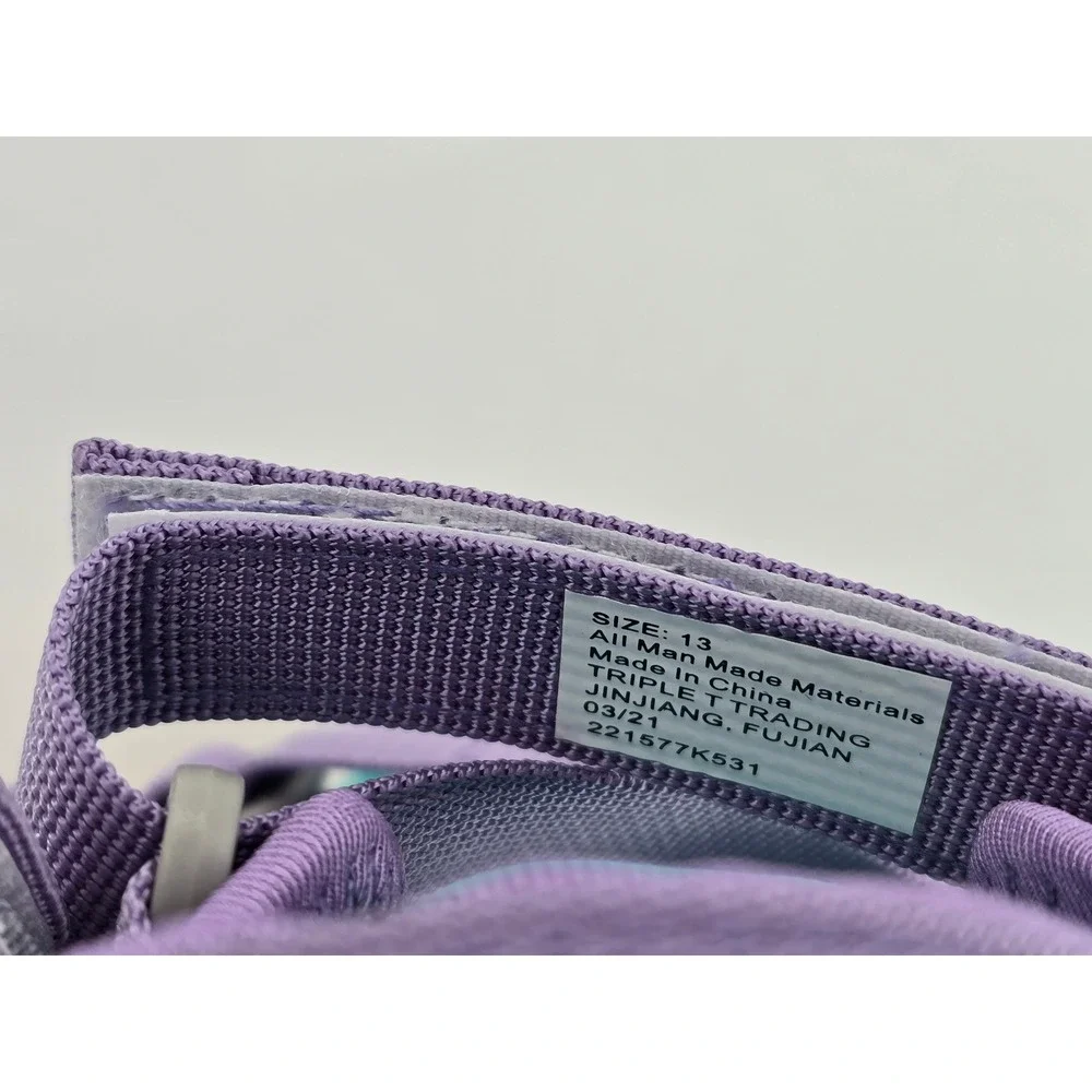 Northside Bayview Sport Sandal Kids 13 Lilac Purple Teal Strappy‎ -New